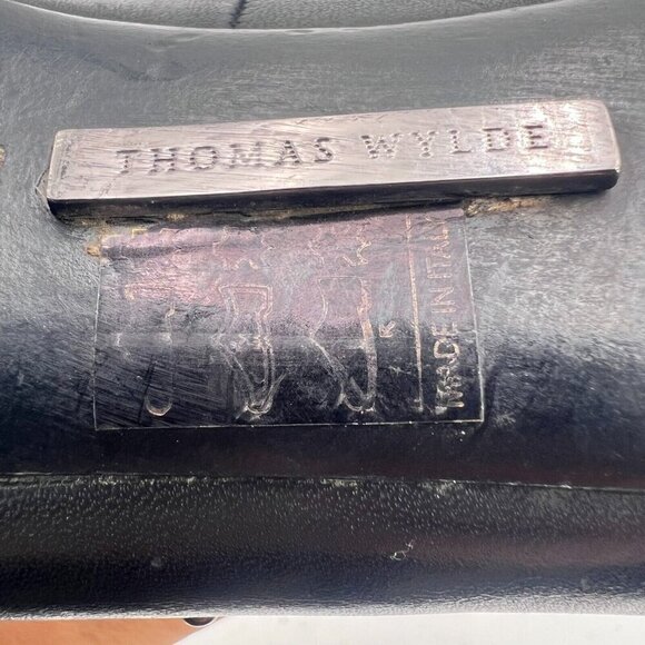 Thomas Wylde Women Size EU 40 US 9 Black Studded Leather Classic Stiletto Heels - Picture 14 of 16